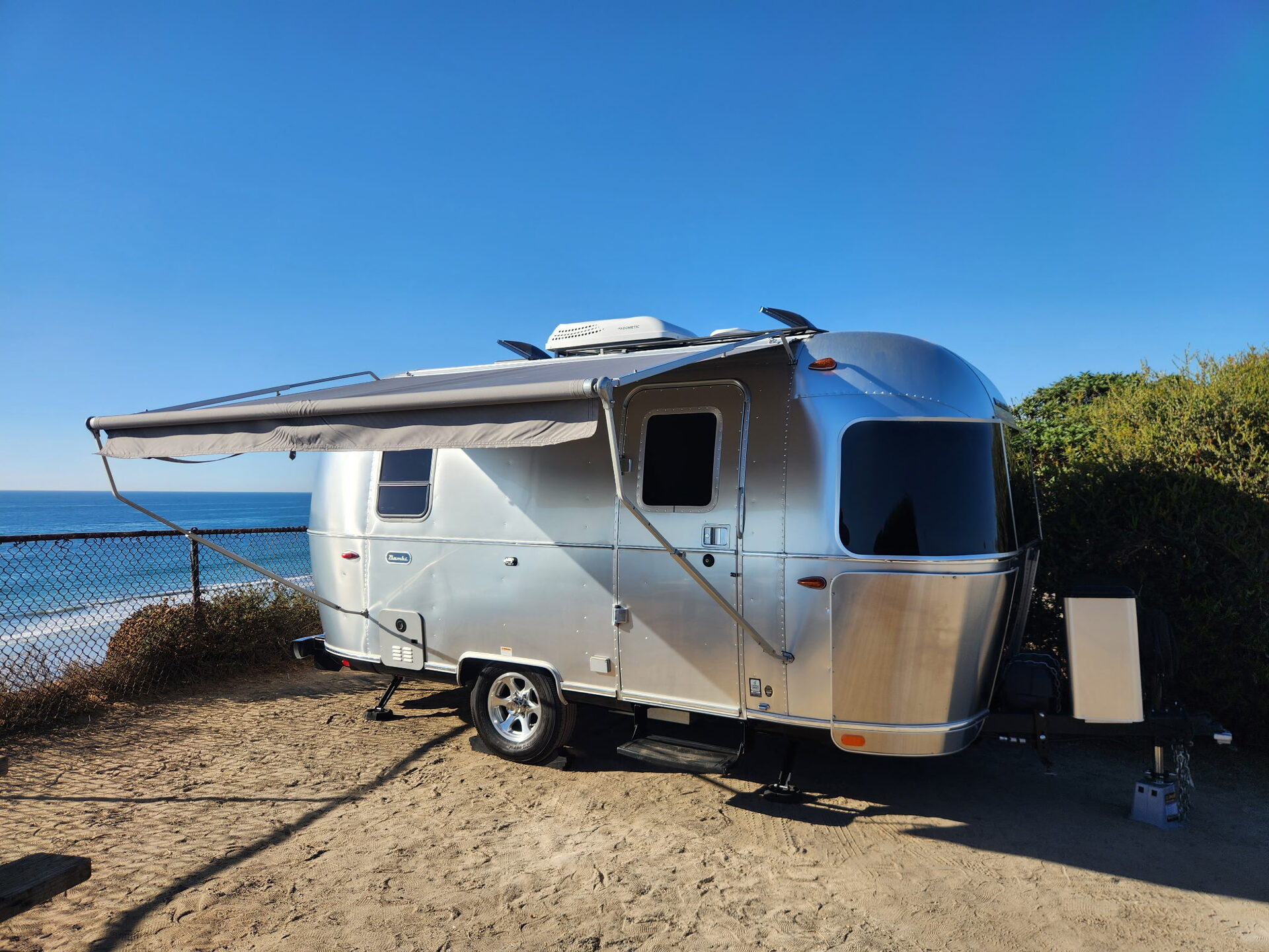 The Airstream, ready to rent