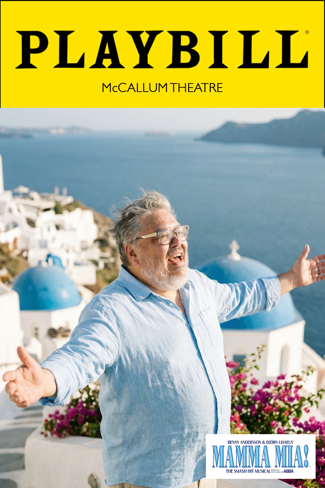 Playbill Cover - Mamma Mia! (McCallum Theatre)