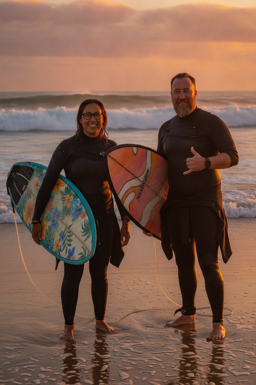 AI Surf - Sunset Session