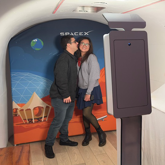 Coachella Party booth - branded photo experience
