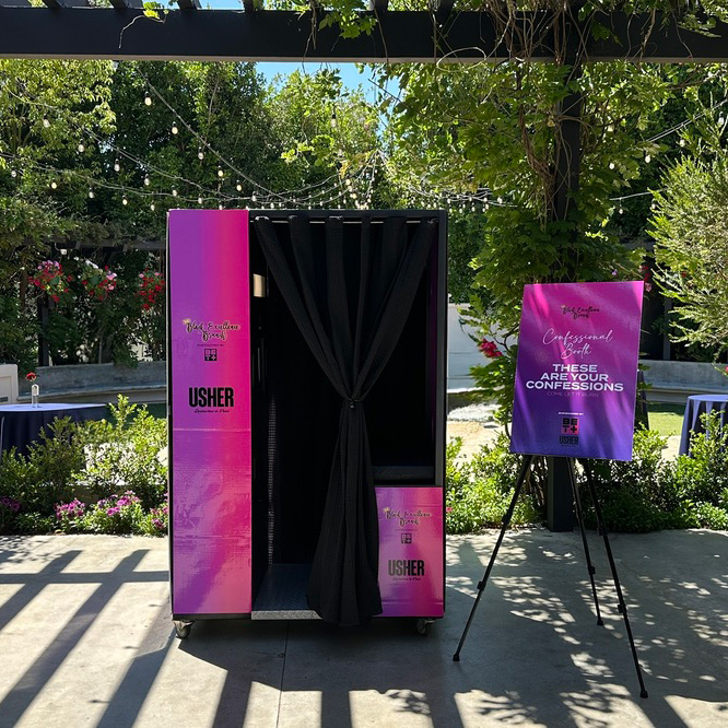 Coachella Party booth event guests