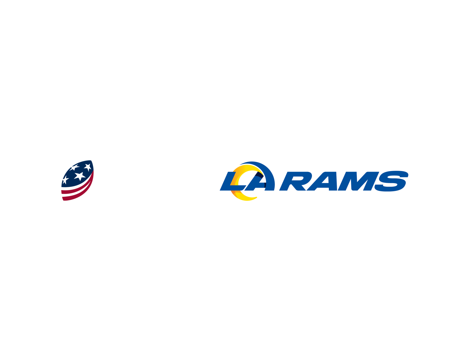 USA Football | LA RAMS logo