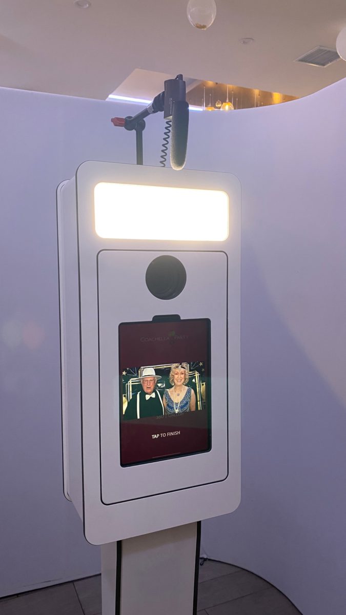 Video Booth inside the Walk-In Booth