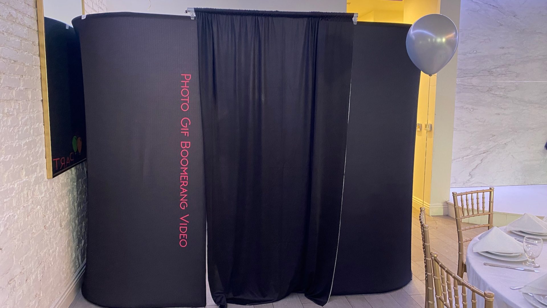 Video Booth with Walk-In Booth