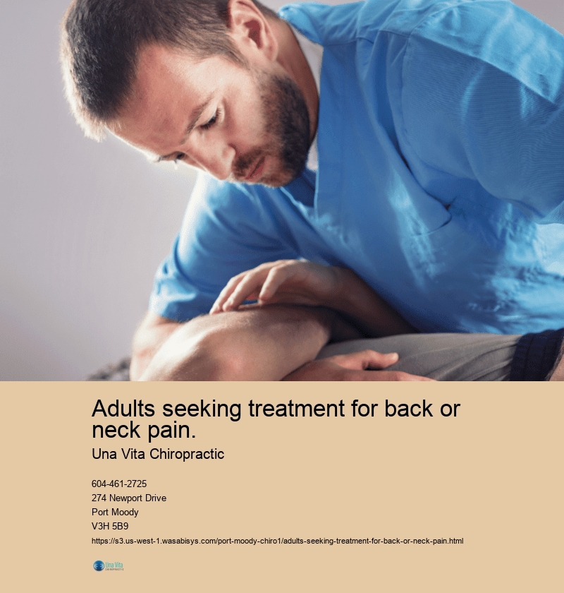 Adults seeking treatment for back or neck pain.