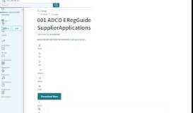 
							         001 ADCO ERegGuide SupplierApplications | Password | User ...								  
							    