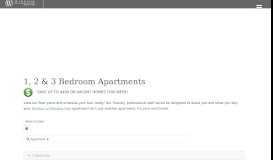 
							         1, 2 & 3 Bedroom Apartments | Floor Plans - Windsor at Meadow Hills								  
							    