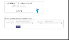 
							         1-2-3 STEP CUT Reset Password								  
							    