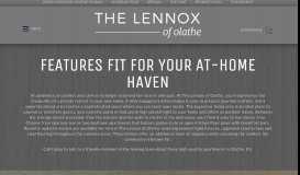 
							         1-2 Bedroom Apartments Olathe, KS | The Lennox of Olathe								  
							    