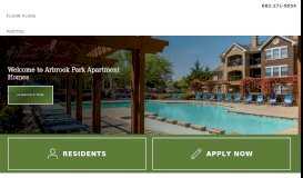 
							         1-4 Bedroom Apartments Arlington, TX | Arbrook Park Floor Plans								  
							    