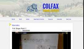 
							         1-8: Slope Part 1 | Colfax School District								  
							    