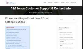 
							         1-888-599-2566 | 1&1 Webmail Login Email | 1and1 Email ...								  
							    