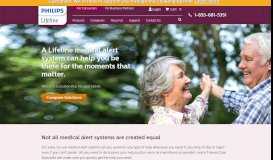 
							         #1 Medical Alert Service in the U.S | Philips Lifeline ®								  
							    