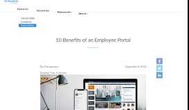 
							         10 Benefits of an Employee Portal - Passageways Board Portal Software								  
							    