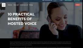 
							         10 benefits of hosted voice for your business| PowWowNow								  
							    