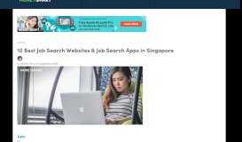 
							         10 Best Job Search Website & Job Search Apps in Singapore								  
							    