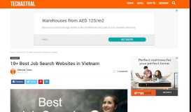 
							         10+ Best Job Search Websites in Vietnam - TechAstral								  
							    