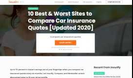 
							         10 Best & Worst Sites to Compare Car Insurance Quotes - Insurify								  
							    