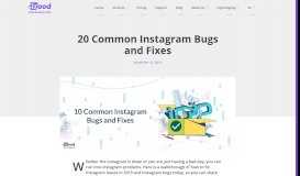 
							         10 Common Instagram Bugs and Fixes | Instazood								  
							    