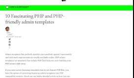 
							         10 Fascinating PHP admin templates – Hacker Noon								  
							    