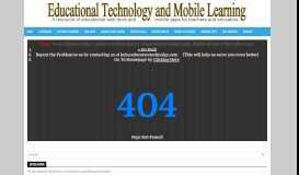 
							         10 Great Educational Websites for Teachers | Educational Technology ...								  
							    