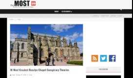 
							         10 Most Craziest Rosslyn Chapel Conspiracy Theories - Themost10								  
							    