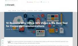 
							         10 Reasons Why Office 365 Video is the Best Tool for Corporate ...								  
							    