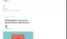 
							         10 Ways to Secure Office 365 Tenants [Infographic] - ShareGate								  
							    