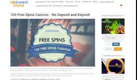 
							         100 Free Spins No Deposit + Deposit Online Casinos 2020								  
							    