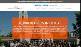
							         10000 Degrees | Institute								  
							    