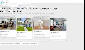 
							         1024 - 1032 W. Wilson St. & 2258 - 2270 Pacific Ave. Apartments for ...								  
							    