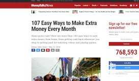 
							         107 Easy Ways to Make Extra Money Every Month | Money Talks News								  
							    