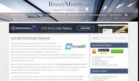 
							         • 10trade Minimum Deposit • - Binary Options Brokers								  
							    