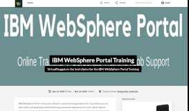 
							         11 Apr 2018: IBM WebSphere Portal Training - VirtualNuggets is the ...								  
							    