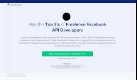 
							         11 Best Freelance Facebook API Developers for Hire in June 2019 ...								  
							    