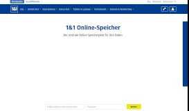 
							         1&1 Internet AG - 1&1 Online-Speicher Kundenlogin - 1und1								  
							    