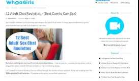 
							         12 Adult Sex Chat Roulette Sites (Best for Cam to Cam ...								  
							    