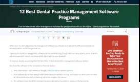 
							         12 Best Dental Practice Management Software Programs - TheeDigital								  
							    