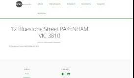 
							         12 Bluestone Street PAKENHAM VIC 3810 - - OPENetworks								  
							    