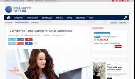 
							         12 Employee Portal Options for Small Businesses - Small Business ...								  
							    