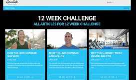 
							         12 Week Challenge - Goodlife Health Clubs								  
							    
