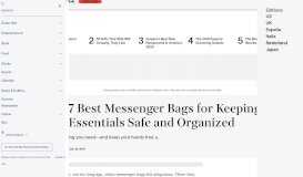 
							         13 Best Messenger Bags For Men - Men's Work Bags - Esquire								  
							    