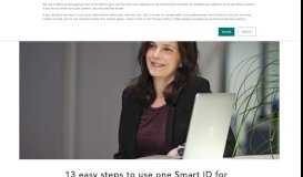 
							         13 steps to use one Smart ID for all access - Nexus Group								  
							    