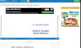 
							         13.1 RELEASE NOTES Trimble Accubid Classic Software | manualzz ...								  
							    