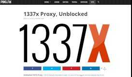 
							         1337x Proxy, Unblocked - Ping.fm								  
							    