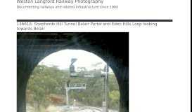 
							         136616: Shepherds Hill Tunnel Belair Portal and ... - Weston Langford								  
							    