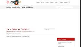 
							         14 - Cube vs Turret - Bridge Constructor Portal Wiki Guide - IGN								  
							    