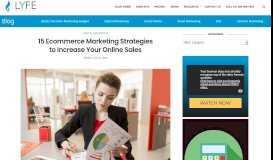 
							         15 Ecommerce Marketing Strategies to Increase Your Online Sales								  
							    