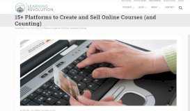 
							         15+ Platforms to Create and Sell Online Courses in 2019								  
							    