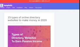 
							         15 types of online directory websites to make money in 2019 - SlashWP								  
							    